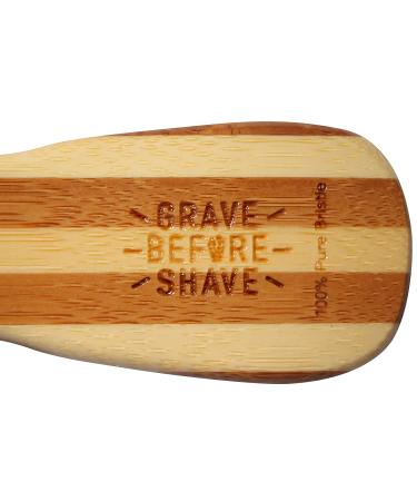 Grave Before Shave Beard Brush - Premium Quality Grooming Tool - Buy Online on GoSupps.com