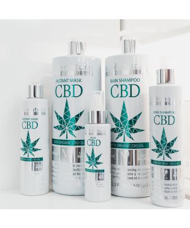 abril et nature - Professional Detox Hair Care Set - Relaxing Oxygenating and Purifying - Shampoo Mask and Serum Pack for Stressed Hair - Freshness and Anti-Stress Effect - 550 ml - Buy Online on GoSupps.com