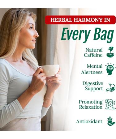 KUKER Rhodope Herbal Tea - Bulgarian Tea Rhodopean Blend - Wild Thyme Tea Rosehip Apple & Yarrow Herbs Fruit & Leaves of Mountain Tea Bulgarian Herbal Tea - 20 Mountain Tea Bags 30g - Buy Online on GoSupps.com