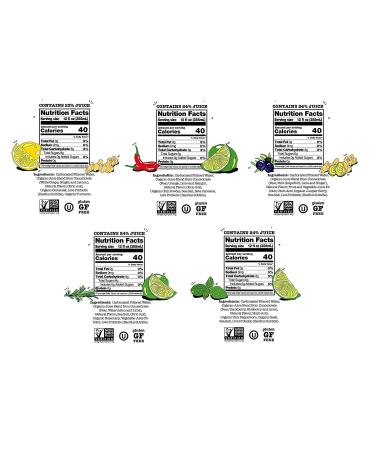 Culture Pop Sparkling Probiotic Soda Variety Pack - 40 Calories, Vegan, Non-GMO - 5 Flavors, 12oz Cans, Pack of 10 - Buy Online on GoSupps.com