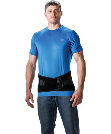 Core Products Industrial Lumbar Belt - Comfortable Lower Back Support with Suspenders | Dark Black - Medium/Large - Buy Online on GoSupps.com
