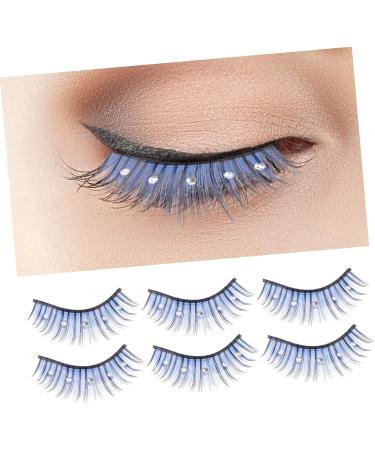 Beatifufu 25 Pairs Cosplay Lashes Rhinestone Eyelashes Natural False Eyelashes Colored Lashes Fake Eyelashes Colored Eyelashes Soft Thick Lashes Soft Light Fake Lash 5d False Eyelashes Fiber - Buy Online on GoSupps.com