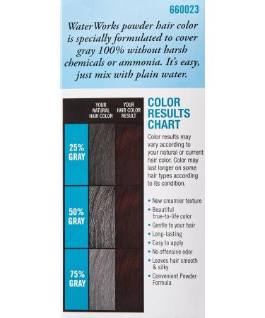 Water Works Water Activated Permanent Powder Hair Color #23 Natural Dark Brown - Best for Men & Women | Worldwide Shipping - Buy Online on GoSupps.com