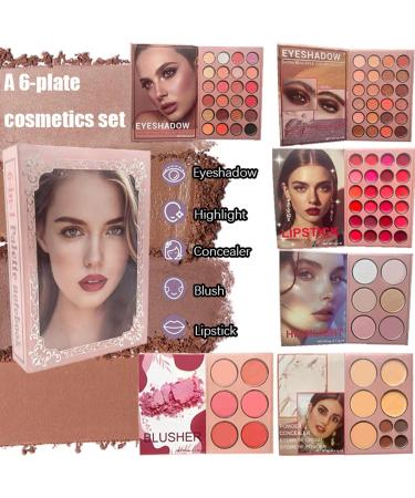 Palette de Maquillage Longue Tenue Multicolore Palette Highlighter Blush Style Livre | pour Femmes Filles D butant Quotidien Soir e Rencontres Transport S ance Photo Mariage - Buy Online on GoSupps.com