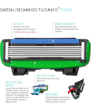 Filomatic Hand Razor for Men - Precision Shaving | 250g | International Shipping Available - Buy Online on GoSupps.com