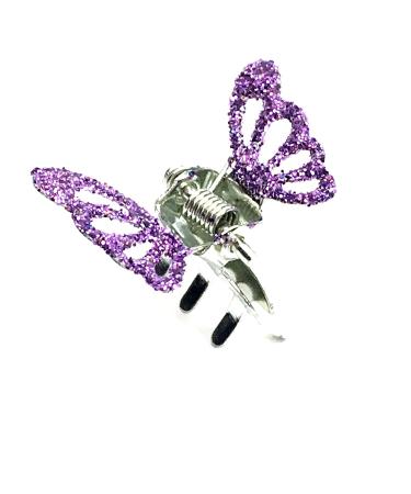 Pack of 6 Glittery Butterfly Hair Clips - Stylish Hair Accessories for All Hair Types - Buy Online on GoSupps.com