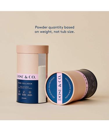 Dose & Co Pure Collagen Powder 20oz - Amazon Exclusive Hydrolyzed Peptides Supplement, Unflavored - Non-GMO, Dairy Free, Gluten Free, Sugar Free - Hair, Skin, Nails Support - Buy Online on GoSupps.com