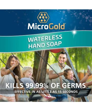 MicroGold Alcohol-Free Hand Sanitizer & Foaming Antibacterial Soap | Made in USA | 4oz - Kills 99.9% of Germs - Buy Online on GoSupps.com