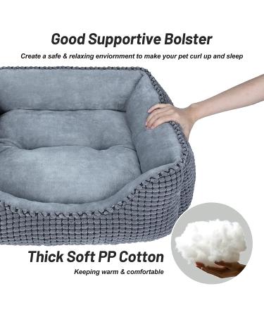 MIXJOY Orthopedic Dog Bed | Washable Rectangle Pet Sofa for Large & Small Dogs & Cats - Soft, Anti-Slip, Calming Comfort - Buy Online on GoSupps.com