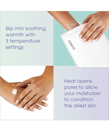 True Glow by Conair Thermal Spa Heated Beauty Hand Mitts - Ultimate Relaxation for Soft and Smooth Hands - Buy Online on GoSupps.com
