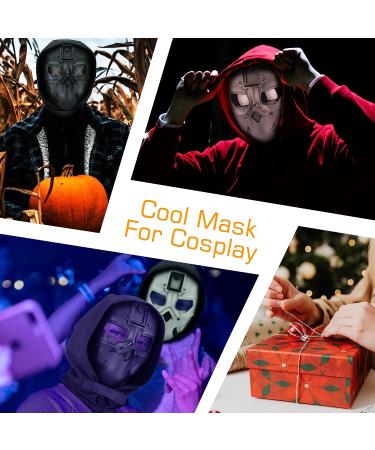 Guayma Airsoft Mask Balaclava - Tactical Outdoor Sport Face Mask for Paintball and Cosplay | Adjustable Headgear for Military Style Protection in Black - Buy Online on GoSupps.com