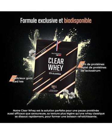 CLEAR WHEY Whey Isolate Protein 83% de Prot ines Performance & R cup ration Saveur Th Glac 20 Portions Nutrimea Sport - Expertise Fran aise - Buy Online on GoSupps.com