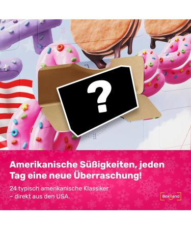  Boxiland 2023 American Advent Calendar I 24 Original Sweets from America I American Advent Calendar Candy - Buy Online on GoSupps.com
