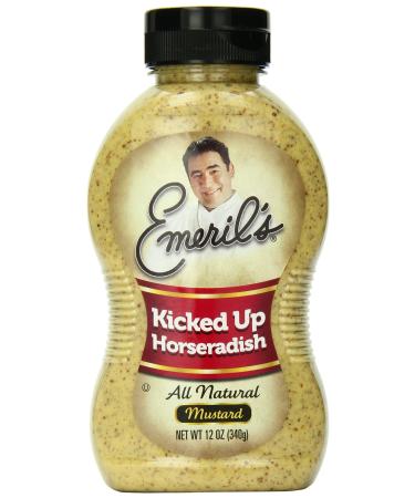 Emeril's Mustard, Kicked Up Horseradish, 12 Ounce (Pack of 12)
