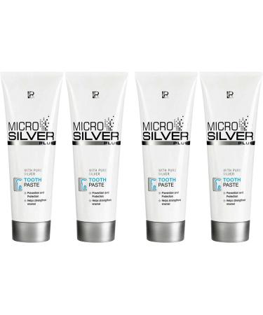 LR Moments 4x Microsilver Plus Toothpaste - Antibacterial & Regulating 4x 75ml - International Shipping - Buy Online on GoSupps.com
