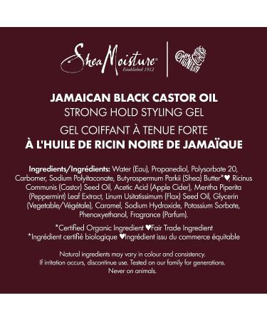 SheaMoisture Jamaican Black Castor Oil Strong Hold Styling Gel - 15 oz - Buy Online on GoSupps.com