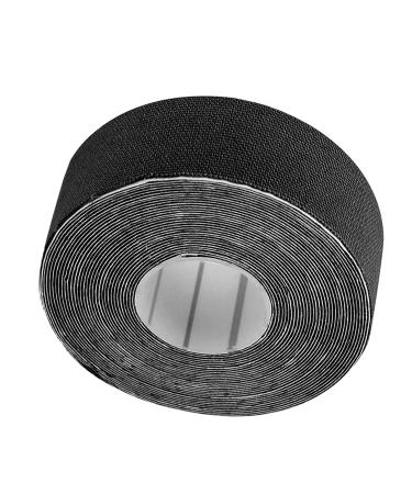 Kinesiology Tape 1Roll Cotton Elastic Adhesive Athletic Tape for Injuries Strain Injury Muscle Sports Sticker Bandage Tape (Black)