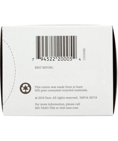 Tazo Decaf Chai Black Tea Filterbags - 20 Count - Buy Online on GoSupps.com