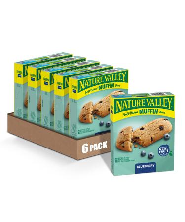Nature Valley Soft-Baked Muffin Bars Blueberry 6.2 oz 5 ct (Pack of 6)