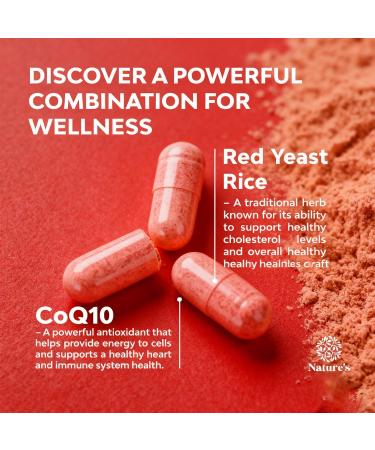Velestoff Red Yeast Rice & CoQ10 Heart & Cholesterol Support Citrinin-Free Third-Party Tested Vegan Capsules USA-Formulated - Buy Online on GoSupps.com