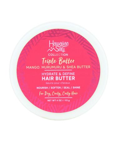 Hawaiian Silky Collection Triple Butter Hydrate & Define Hair Butter (Pack of 2)