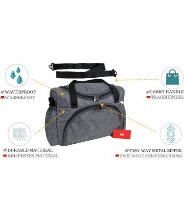 BabyLux Care Bag - Dark Grey Diaper Bag & Stroller Bag for Ultimate Convenience | Shop Internationally - Buy Online on GoSupps.com