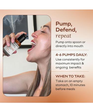 MYCL Liposomal Vitamin C Liquid with Elderberry Echinacea Zinc and Vitamin D - Immune and Antioxidant Support - Orange Cr me Flavor - Made in USA - 30 Pump Servings - Buy Online on GoSupps.com