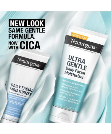 Neutrogena Fragrance Free Daily Facial Moisturizer for Sensitive & Dry Skin - Vitamin B3 B5 & E 3.4 fl. oz - International Shipping Available - Buy Online on GoSupps.com