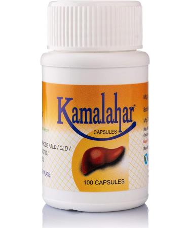 Kamalahar Capsules - Ayurvedic Liver Support & Detox - 100 Capsules x 6 Packs (300 Servings) - Buy Online on GoSupps.com
