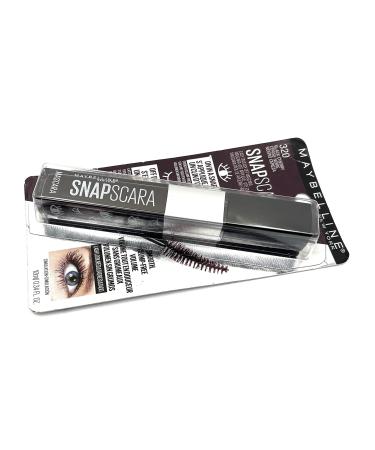 New York Snapscara Washable Mascara 320 Black Cherry - Pack of 2 - Buy Online on GoSupps.com