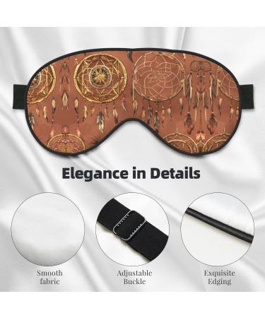 SSIMOO Double-Sided Feather Print Eye Mask | Soft Light Blocking Eye Mask for Enhanced Sleep Quality | International Shipping Available - Buy Online on GoSupps.com