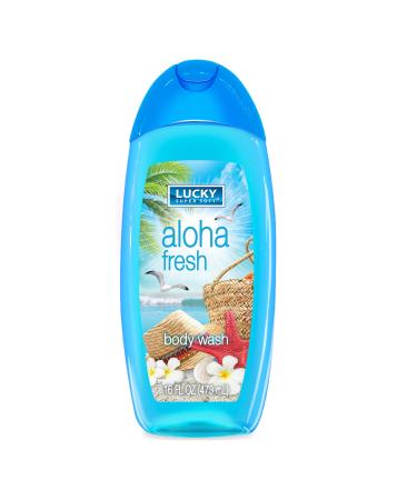 Lucky Super Soft Aloha Fresh Body Wash 16 Fluid Ounce