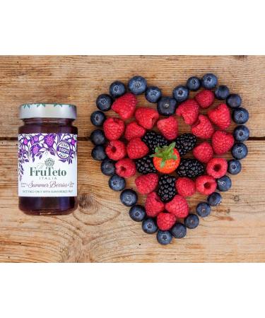il FruTeto 100% Summer Berries organic fruit spread. 250g. MADE IN TUSCANY only with fruit. No Pectin. No Added Sugar. No Preservatives. - Buy Online on GoSupps.com