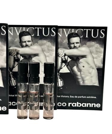 Paco Rabanne INVICTUS EDP Extreme MEN spray vial perfume 1.5 ml / 0.05 fl oz - Set of 3 - Buy Online on GoSupps.com