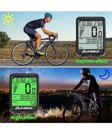 Buy Maozhbo Wireless Bicycle Computer - IPX7 Waterproof Tachometer with LCD Display | Multi-Function Cycling Mileage Tracker for Kids & Adults - Buy Online on GoSupps.com