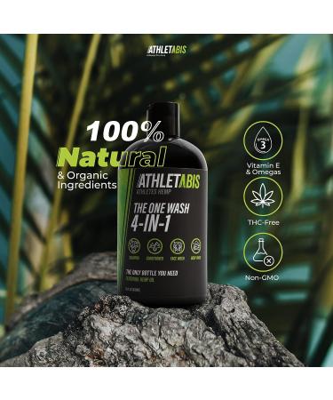 4-in-1 Men's Body Wash 16oz - All-in-One Facial Cleanser, Shampoo, Conditioner, Facewash - Eucalyptus Scent - For All Hair & Skin Types - Infused with Aloe & Shea - Fresh Sport Fragrance - Buy Online on GoSupps.com