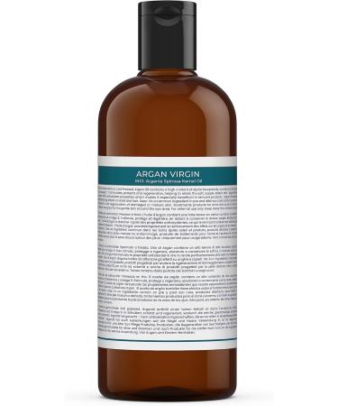Mystic Moments Argan Virgin Carrier Oil 500ml - Pure Natural Oil for Hair Face Nails Aromatherapy & Massage - Vegan & GVO - Buy Online on GoSupps.com