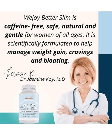 WEJOY Better Slim Thermogenic Probiotics for Women - Bloating Relief, Appetite Suppressant, Weight Loss, Detox Cleanse, Digestive Health - Lactobacillus Acidophilus - Buy Online on GoSupps.com