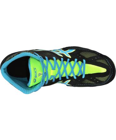 ASICS Men's Cael V6.0 Black/Atomic Blue/Flash Yellow Size 11 - Buy Online on GoSupps.com