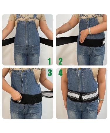 Sacroiliac SI Joint Hip Belt Circumference 140cm Anti-Slip Adjustable Sciatica Back Support Lower Back Brace Relief Belt for Women Men Sciatica Pain Relief Products for Pelvis Lumbar Nerve Leg - Buy Online on GoSupps.com