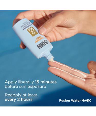 Fusion Water MAGIC Ultralight Broad Spectrum SPF 40 Sunscreen with Hyaluronic Acid and Vitamin E 50ml 1.7 Fl Oz (Pack of 1) - Buy Online on GoSupps.com