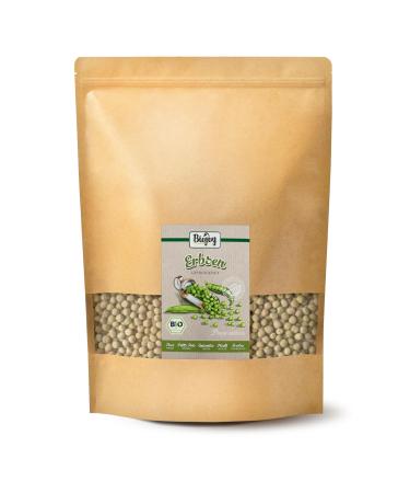 Biojoy ORGANIC green peas (2.5 kg) dried and whole without additives 2.5 kg (1 pack) - Buy Online on GoSupps.com