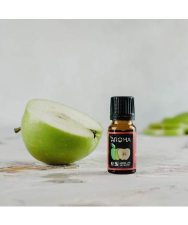 myAROMA No 26 green apple 10 ml pure natural aroma flavor drops for water and cocktails food flavoring for cooking and baking sugarfree - Buy Online on GoSupps.com