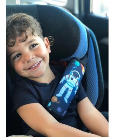 HECKBO Astronaut Kids Car Seat Belt Pads - Seat Belt Protectors for Booster Seats - Ideal for Car or Bicycle - 1 Piece - Buy Online on GoSupps.com