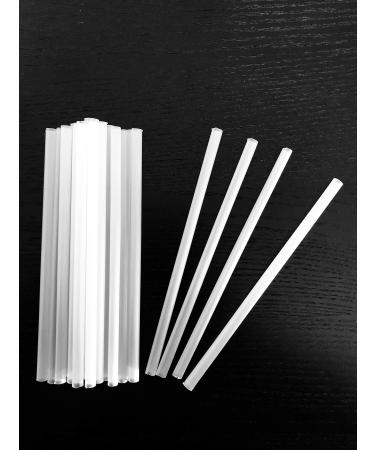 Olera 2000 Pieces Compostable Plant-Based Drinking Straws. 6 inch Semitransparent. Paille compostable PLA semi-transparente 6 pouces(bo te de 2000) de marque Olera