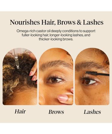 Kitsch Organic Castor Oil for Hair Growth - 100% Pure Castor Oil Organic Cold Pressed Unrefined Glass Bottle for Face Skin Lashes Brows Scalp Nails & Belly Button | Ideal Gifts for Women- 16 oz 16 Fl Oz (Pack of 1) - Buy Online on GoSupps.com