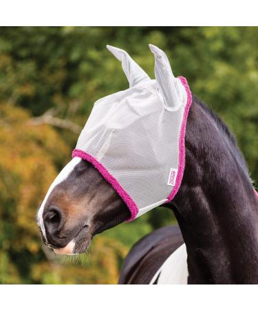 Horseware Amigo Flymask Fly Mask Silver Purple Small Pony