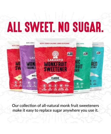 Lakanto Classic Monk Fruit Sweetener - Zero Calorie White Sugar Substitute for Keto Diet - 3 lb Pack - Buy Online on GoSupps.com