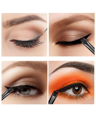Acavado 6-Piece Angled Eyeliner Brush Set | Ultra Fine Makeup Brushes for Eyeliner, Eyebrows, and Eye Shadow Beauty Cosmetic Tools for Women and Girls - Buy Online on GoSupps.com