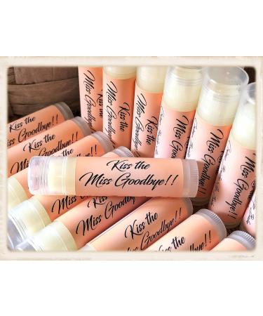 20 KISS The Miss Goodbye Bridal Shower Pinot Grigio Lip Balms - Perfect for Bachelorette Parties | International Shipping Available - Buy Online on GoSupps.com